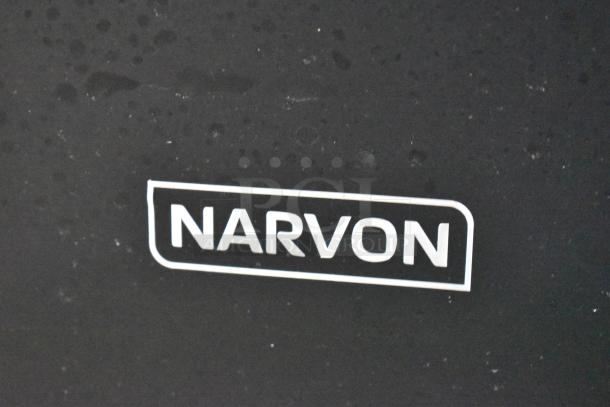 Narvon 23BCWD8HT logo on the 2024 countertop water dispenser. Offers hot, chilled, ambient, and sparkling water. 115V, new condition.