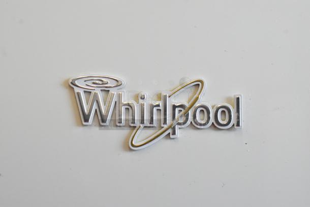 Whirlpool logo on WRT511SZDW00 Reach In Cooler with Freezer.