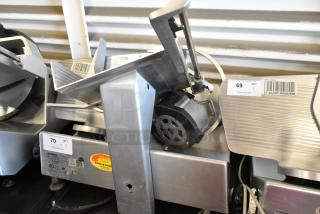 Bizerba SE 12 US Stainless Steel Commercial Countertop Meat Slicer. 115 Volts, 1 Phase. - Item #1206040
