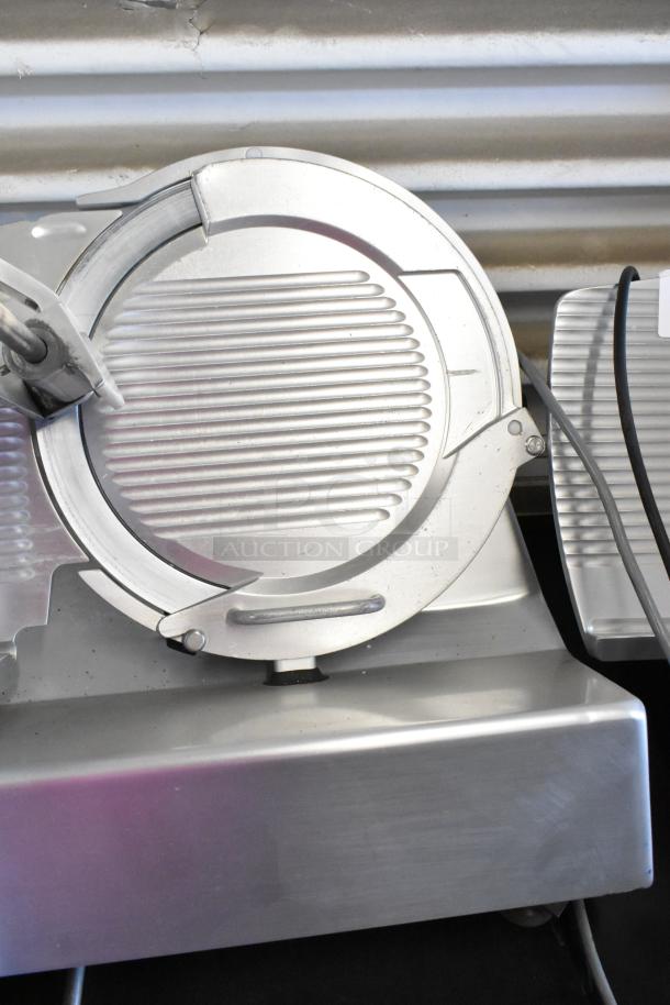 2016 Bizerba GSP HD Commercial Meat Slicer, stainless steel, 115 volts, 1 phase. Features durable design, excellent condition.