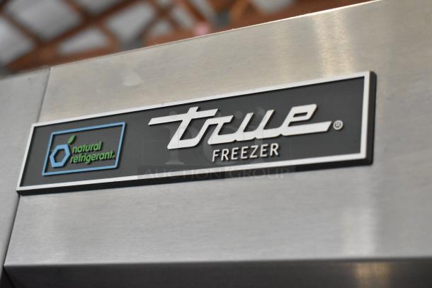 2021 True T-19F-HC stainless steel freezer, single door, poly coated racks, commercial casters, 115V, 1 phase.