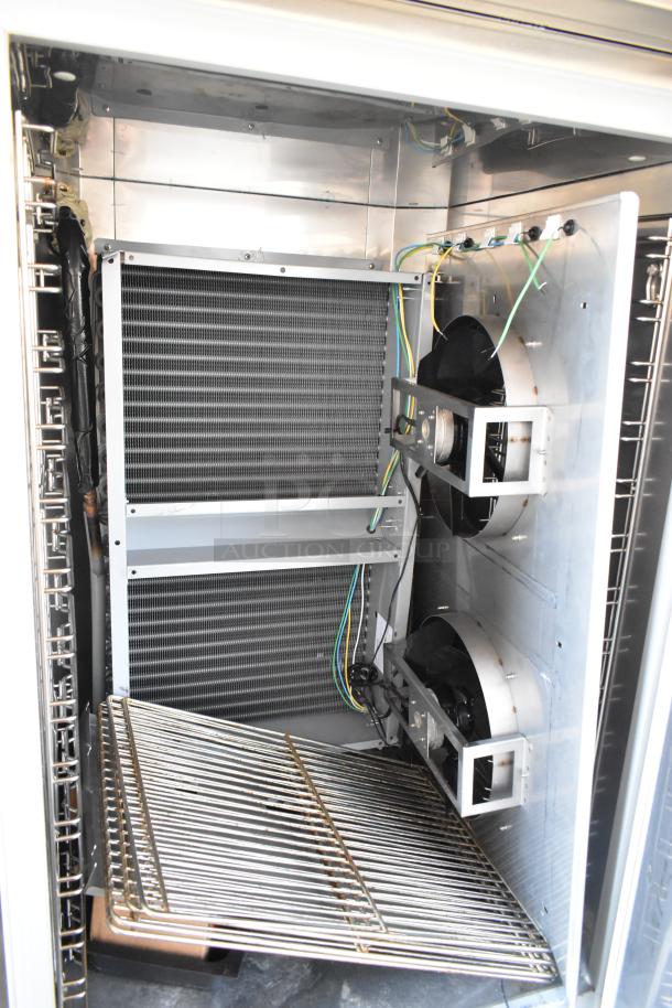 2020 Desmon GBF-15+ETL stainless steel commercial blast chiller shock freezer, interior view, excellent condition.