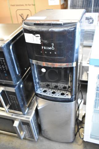 Primo 900130 Water Cooler Base, 115V, 1 Phase, black and stainless steel, used condition, visible scuff marks.