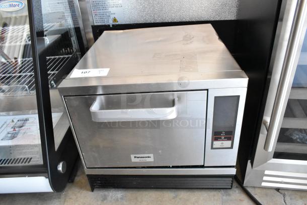 2025 Panasonic NE-SCV2N stainless steel commercial countertop high-speed oven, 208/240V, 1 phase, excellent condition.