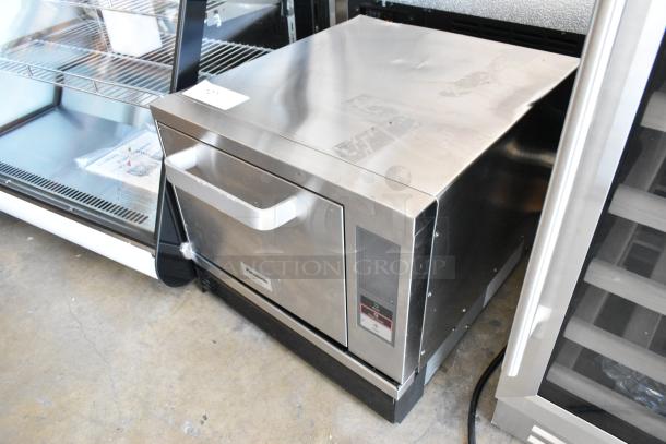 2025 Panasonic NE-SCV2N stainless steel high-speed cook oven, countertop model, 208/240V, 1 Phase, commercial use.