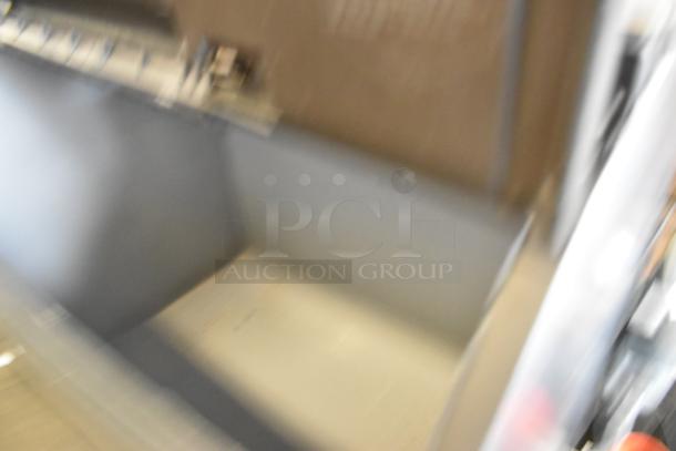 Manitowoc IY0606A-261 stainless steel commercial ice head on bin, 208-230V, 1 phase, condition unknown.