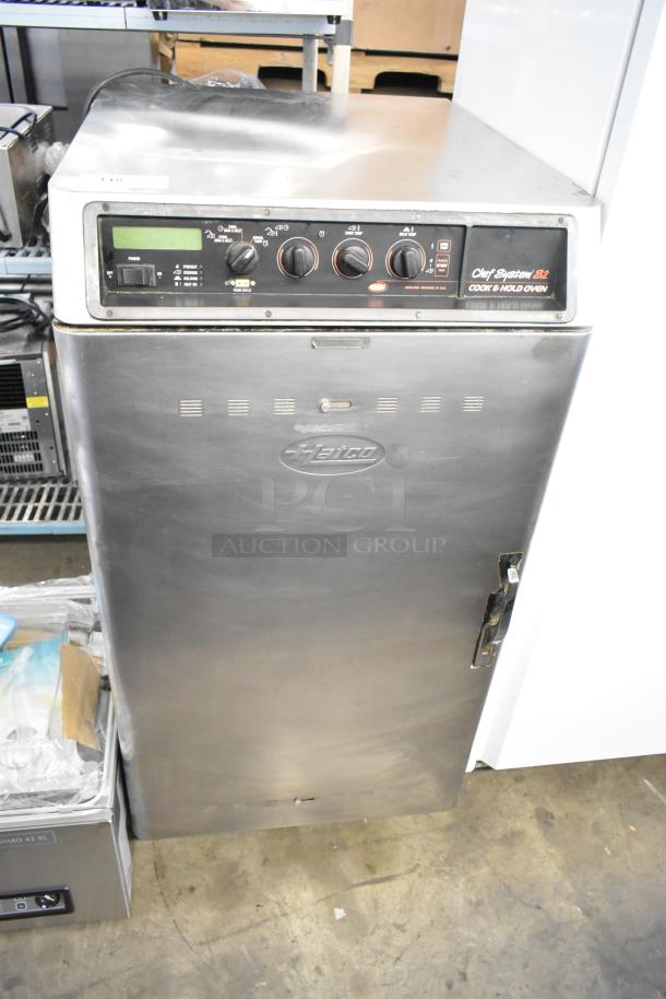 Hatco CS2-10 Chef System S2 stainless steel cook & hold oven, 240V, 1 phase, on casters, digital controls, commercial use.