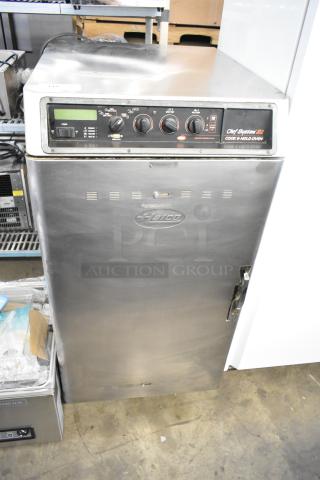 Hatco CS2-10 Chef System S2 stainless steel cook & hold oven, 240V, 1 phase, on casters, digital controls, commercial use.