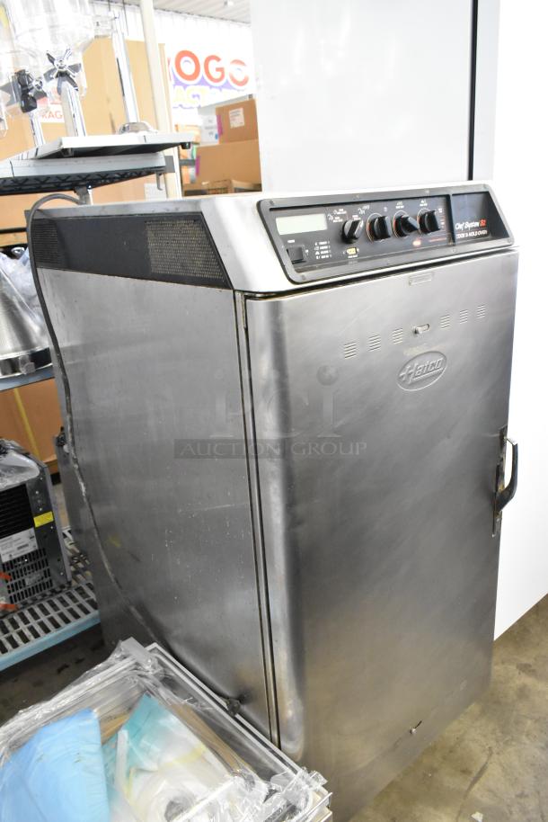 Hatco CS2-10 Chef System S2 stainless steel commercial cook and hold oven on casters, 240V, 1 Phase, excellent condition.