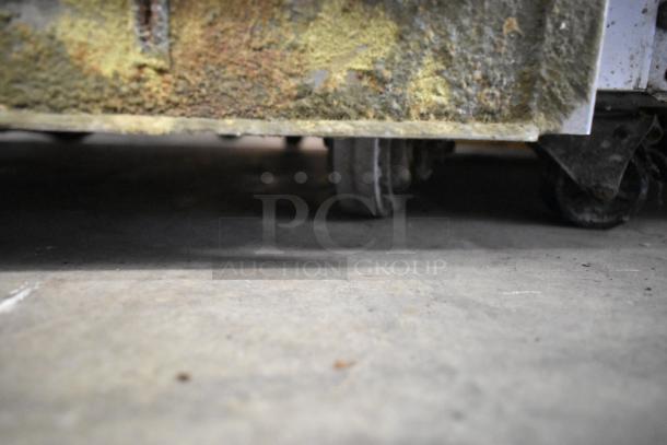 Hatco CS2-10 Chef System S2 stainless steel commercial cook and hold oven on casters, showing signs of rust. 240V, 1 phase.