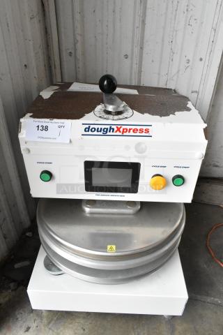 Dough Xpress DXE-W Metal Commercial Countertop Dough Press. 120 Volts, 1 Phase. - Item #1206108