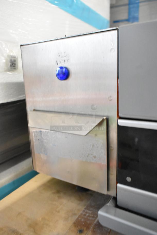BRAND NEW AJ Antunes MS-355 Miracle Steamer, stainless steel, countertop portion steamer, 115V, slight scratches. Marked "ADD WATER."