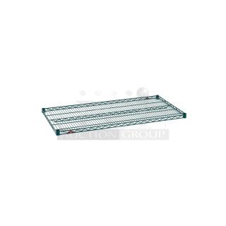 Brand new Metro 2448NK3 green epoxy-coated wire shelf, 48"W x 24"D, durable and rust-resistant.