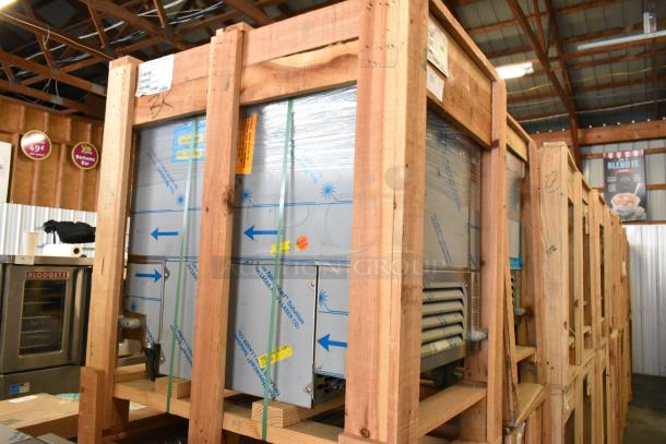 BRAND NEW 2022 BKI 52473-1 Stainless Steel Commercial Meat Freezer, crated, on casters, 115V, 1 Phase.