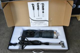 AvaMix 928IBHD21 immersion blender, 21", 1 1/4 hp, variable speed, new scratch and dent, 120V, boxed with manual.
