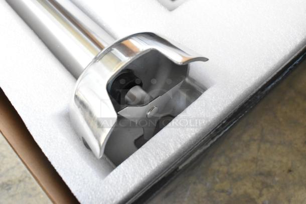 Brand new AvaMix 928IBHD21 immersion blender, 21-inch heavy-duty stainless steel shaft, 1 1/4 hp, in packaging.