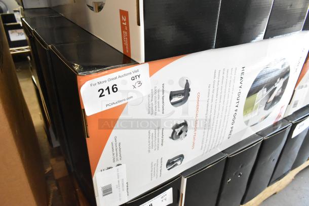 3 new AvaMix 928IBHD21 21" heavy-duty variable speed immersion blenders, 1 1/4 hp, 120V, scratch and dent, QTY 3.