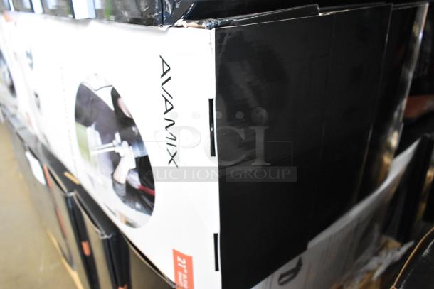 3 AvaMix 928IBHD21 21" Heavy-Duty Immersion Blenders, new, scratch and dent, 1 1/4 hp, 120V, boxed.