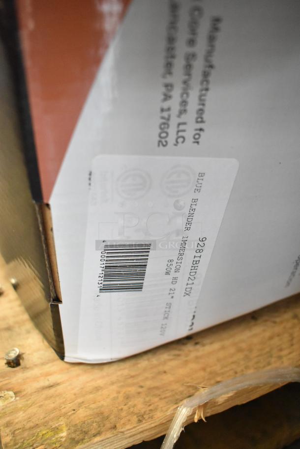 Brand new AvaMix 928IBHD21 21" immersion blender box, heavy-duty, 1 1/4 hp, 120V. Scratch and dent condition.