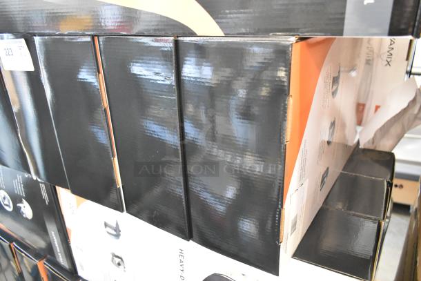 Four AvaMix 928IBHD21 immersion blenders in boxes, labeled 21" heavy-duty variable speed, 1 1/4 hp, 120V, new scratch and dent.