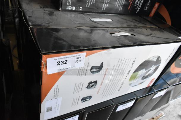 3 AvaMix 928IBHD21 21" Heavy-Duty Immersion Blenders, new scratch and dent, 1 1/4 hp, 120V, boxed with labeling visible.