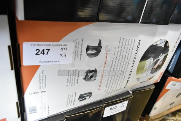 3 AvaMix 928IBHD21 heavy-duty immersion blenders, brand new, scratch and dent, 21", 1 1/4 hp, 120V, quantities: 3 per bid.