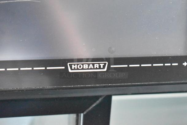 BRAND NEW 2017 Hobart HTi Metal Commercial Food Portioning Scale in box. 120/208-240V, 1 phase, logo visible.