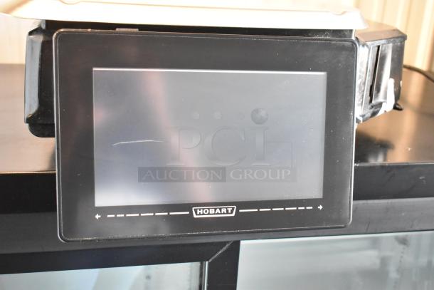 Brand new 2017 Hobart HTi commercial scale, metal body, countertop design, for food portioning, 120/208-240V, 1 phase.