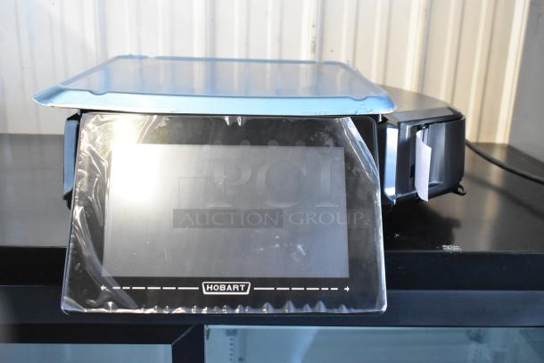 Brand new 2024 Hobart HTi metal commercial countertop food portioning scale with digital display, 120/208-240V, 1 phase.