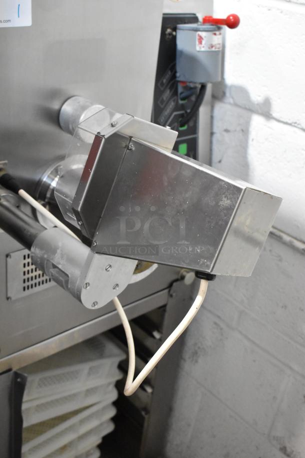 Italgi P35A Stainless Steel Pasta Extruder, 220V, commercial use, visible wiring, control panel, minor wear.