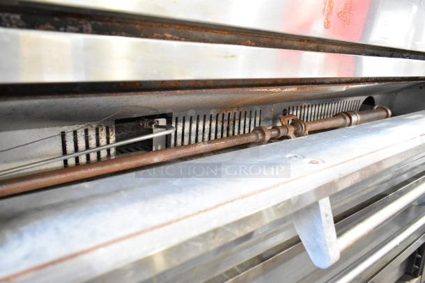 Marsal & Sons SD 660 pizza oven, stainless steel, natural gas, cooking stones, visible internal components, good condition.