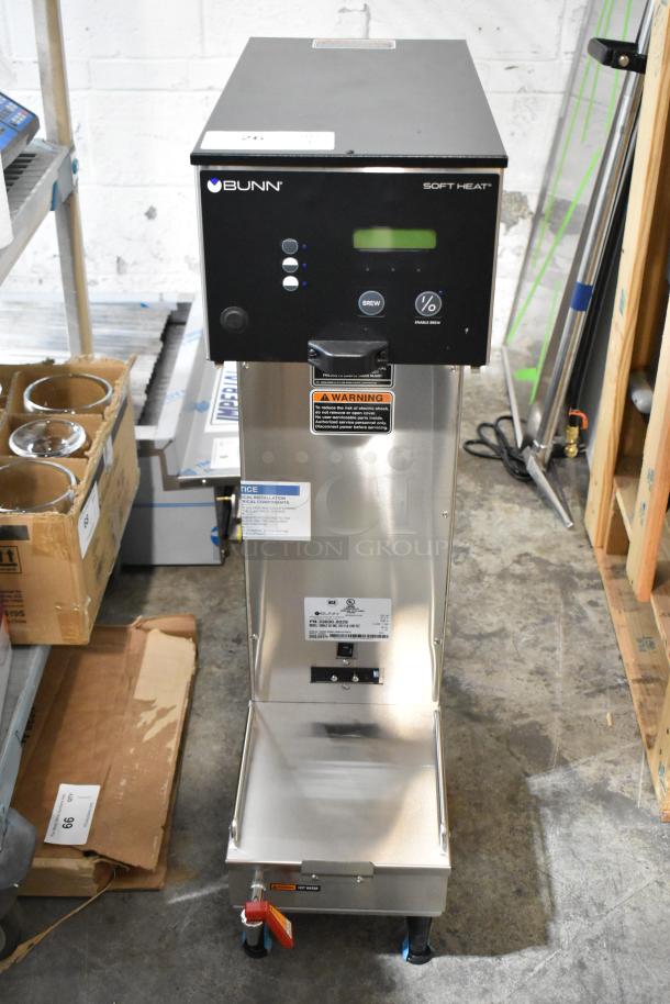 BRAND NEW 2024 Bunn SINGLE SH DBC stainless steel commercial brewer. Features lower faucet, digital controls, 120 volts.