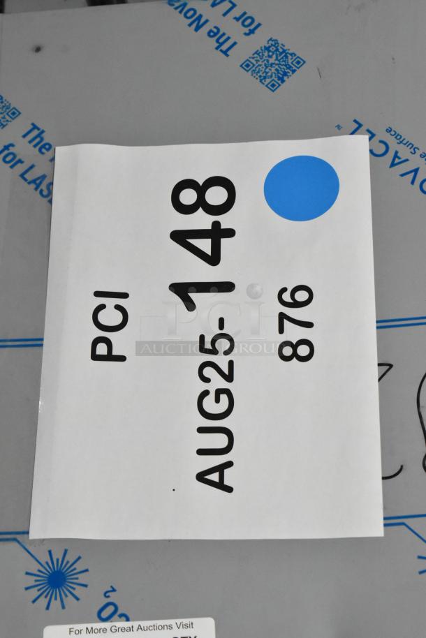 The image shows a label on a Cooking Performance Group COH-D3-A electric convection oven, model 351COHD3A.