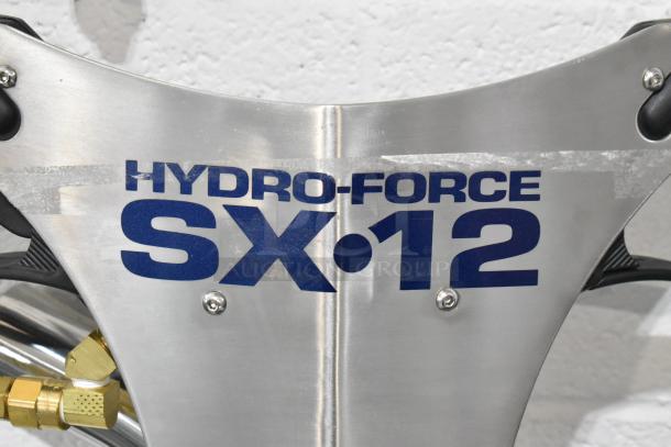 Brand new HydroForce SX12 Hard Surface Cleaning Tool 2024, visible scratches but unused. Features durable metal construction.