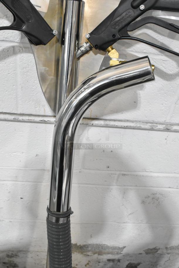 BRAND NEW HydroForce SX12, 2024 model, hard surface cleaning tool with minor scratches, stainless finish, rubber grip.