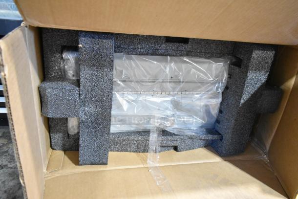 "Roam MTC 6003 IESHK2 Power Input Box, new scratch and dent, in original packaging with protective foam."