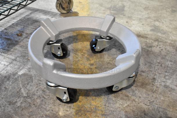 New 190HCMTRUCK metal bowl truck for 30-140 Qt. mixer bowls, durable wheels, ideal for Hobart mixers.