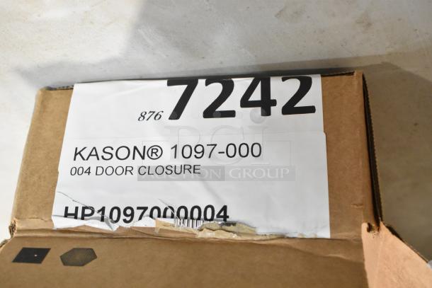 Kason 1097-000 Door Closure, brand new, scratch and dent condition. Box shows model number and barcode.