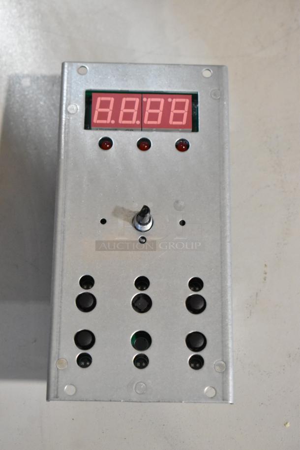 Brand new but scratched HP58718 Blodgett Controller Switch with digital display and multiple buttons.