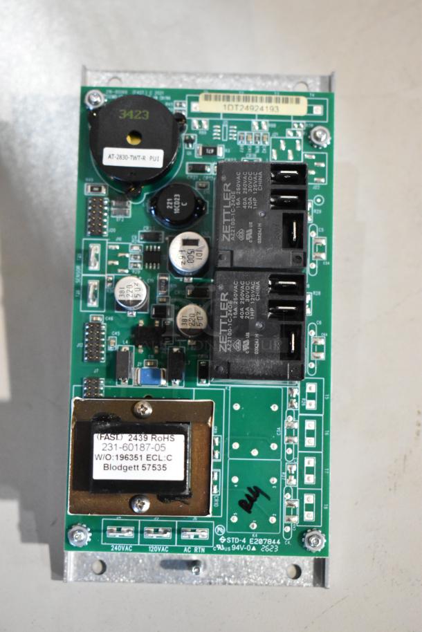 BRAND NEW SCRATCH AND DENT! HP58718 Blodgett 58718 Controller Switch. Labels show model details and certifications.