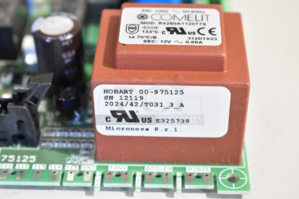 BRAND NEW Hobart 00-975125 unit, 2024 model, visible labels with Comelit markings, slight scratches on the surface.