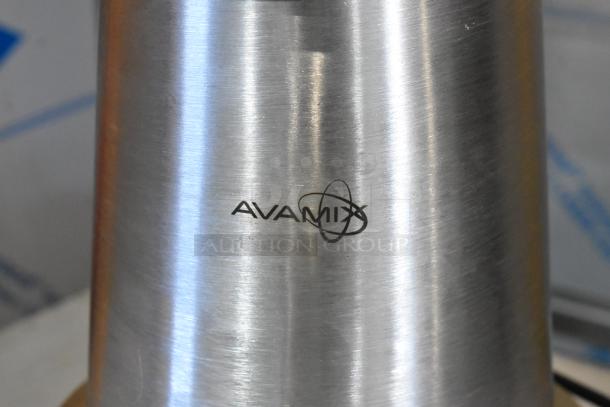 BRAND NEW AvaMix 928CJ1400 Stainless Steel Citrus Bar Juicer with scratches. Runs on 120V, 1 Phase. Durable electric model.
