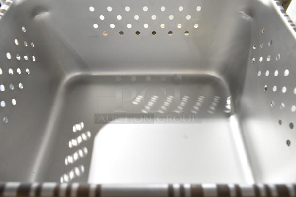 BRAND NEW SCRATCH AND DENT Lasertech Metal Works 3LTM047 "Spicy 2" barcoded engraved perforated food pan, 6" deep.