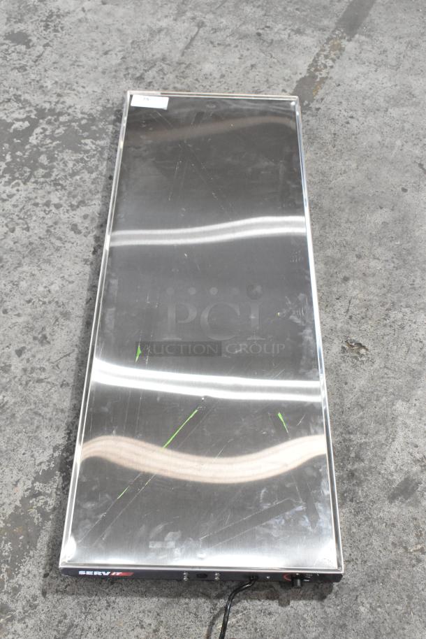 BRAND NEW 2024 ServIt 423HSW2054 54" stainless steel heated shelf warmer. Visible scratches. 120V, 1 phase.