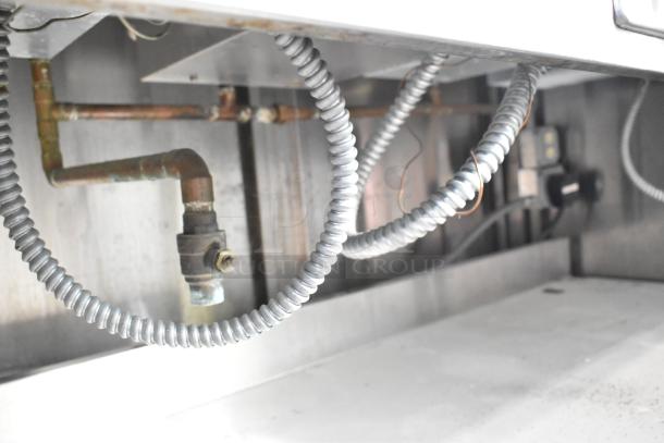 APW Wyott TM-90D stainless steel piping and electrical components. Used for 4 bay steam table. Voltage 208-240, 1 phase.