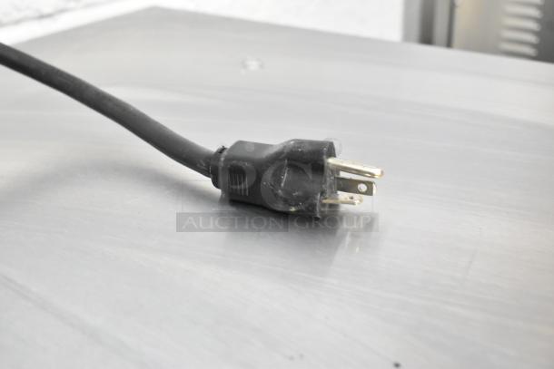 Power cord for Solwave 180MW1200T Stainless Steel Commercial Microwave, 120 Volts, 2018 model.