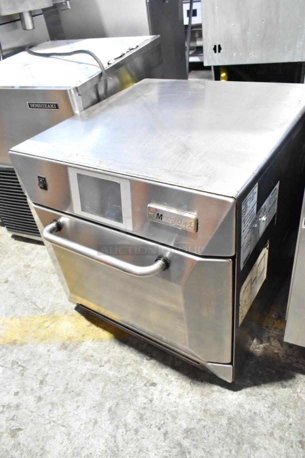 Merrychef eikon e4 stainless steel rapid cook oven, commercial countertop electric, 208/240V, 1 phase, gently used.