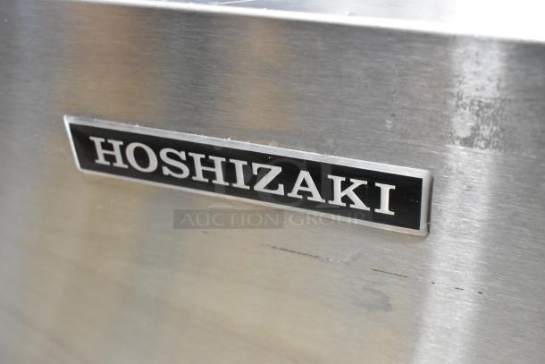 Hoshizaki FD-1002MAJ-C stainless steel commercial ice machine head, 115V, 1 phase, manufacturer label visible.