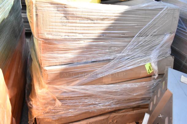 11 brand new boxes, plastic-wrapped. Contains emergency lights and timers. Visible label with markings.