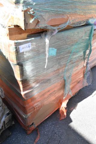 14 sealed boxes of Metro 2448NK3 wire shelves, wrapped in plastic, marked "Qty 14". New condition.